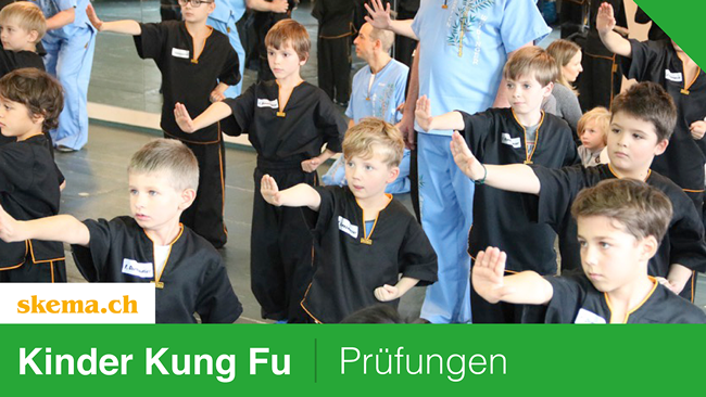 Prüfungen Kinder Kung Fu